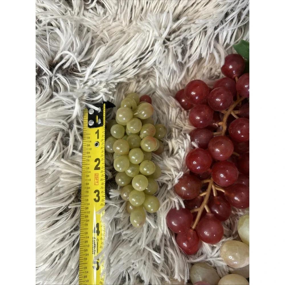 LARGE LOT OF Vintage Grape Clusters Rubber Mid Century Fake Fruit Decor‎ VARIOUS